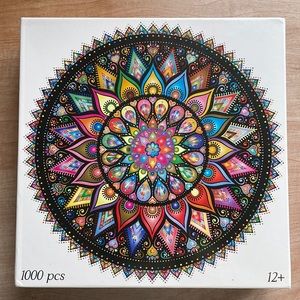 Colorful Mandela Circle Puzzle 1000 pcs